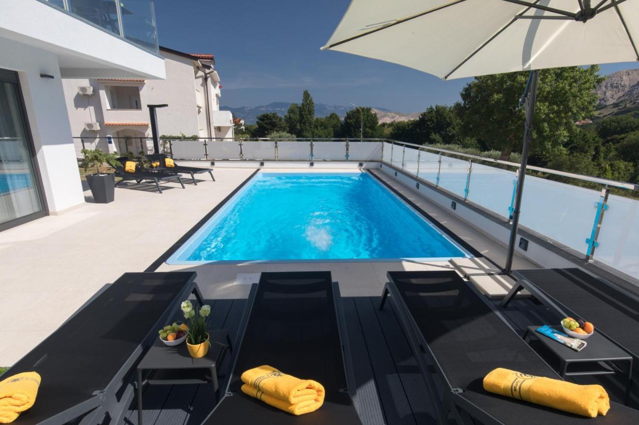 Villa Supernus With Heated Pool Baška Dış mekan fotoğraf