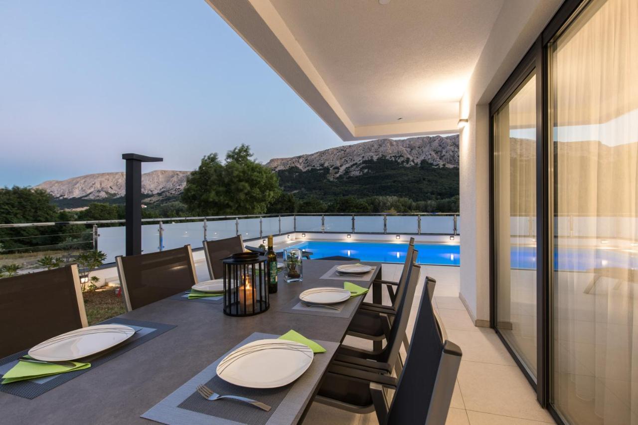 Villa Supernus With Heated Pool Baška Dış mekan fotoğraf