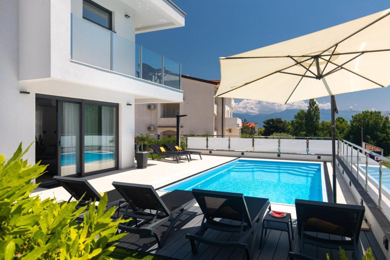 Villa Supernus With Heated Pool Baška Dış mekan fotoğraf