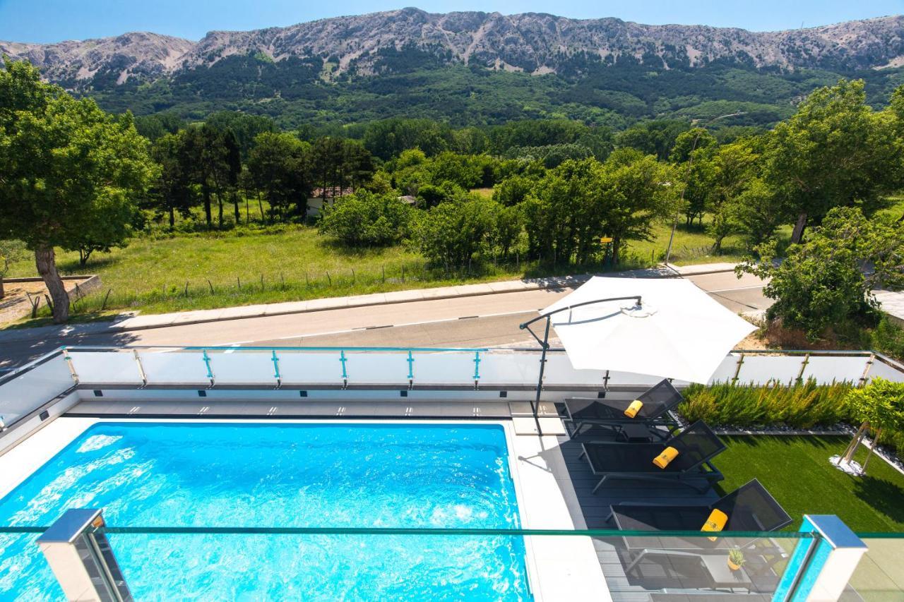 Villa Supernus With Heated Pool Baška Dış mekan fotoğraf