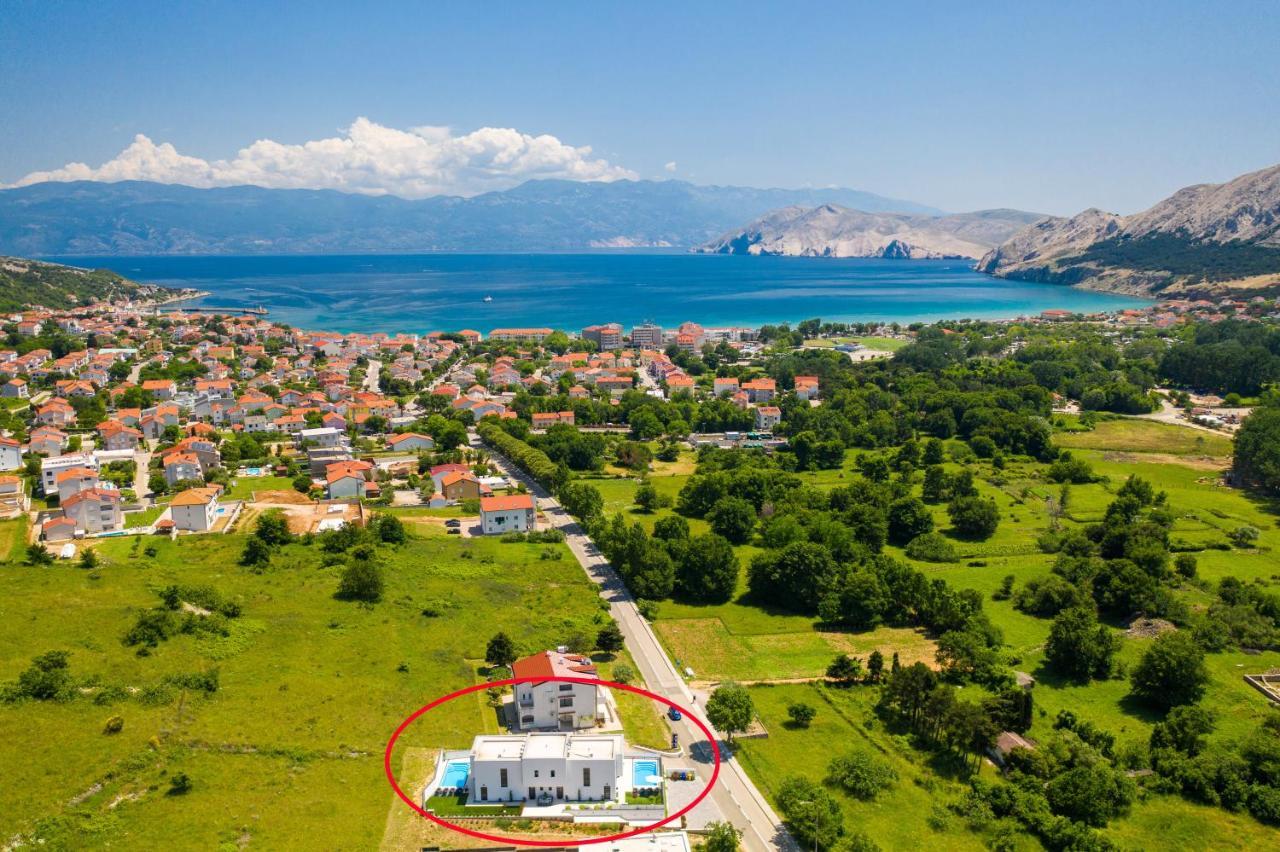 Villa Supernus With Heated Pool Baška Dış mekan fotoğraf
