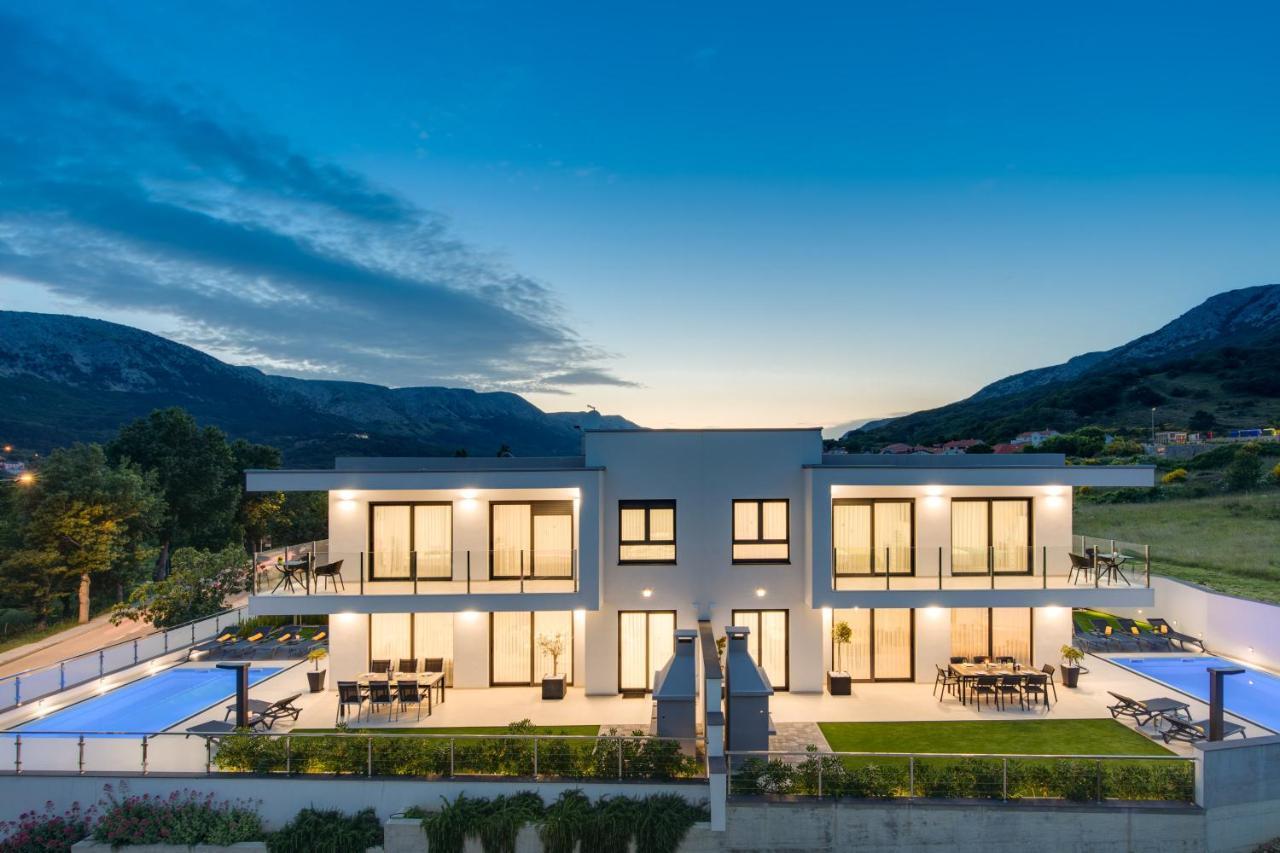 Villa Supernus With Heated Pool Baška Dış mekan fotoğraf